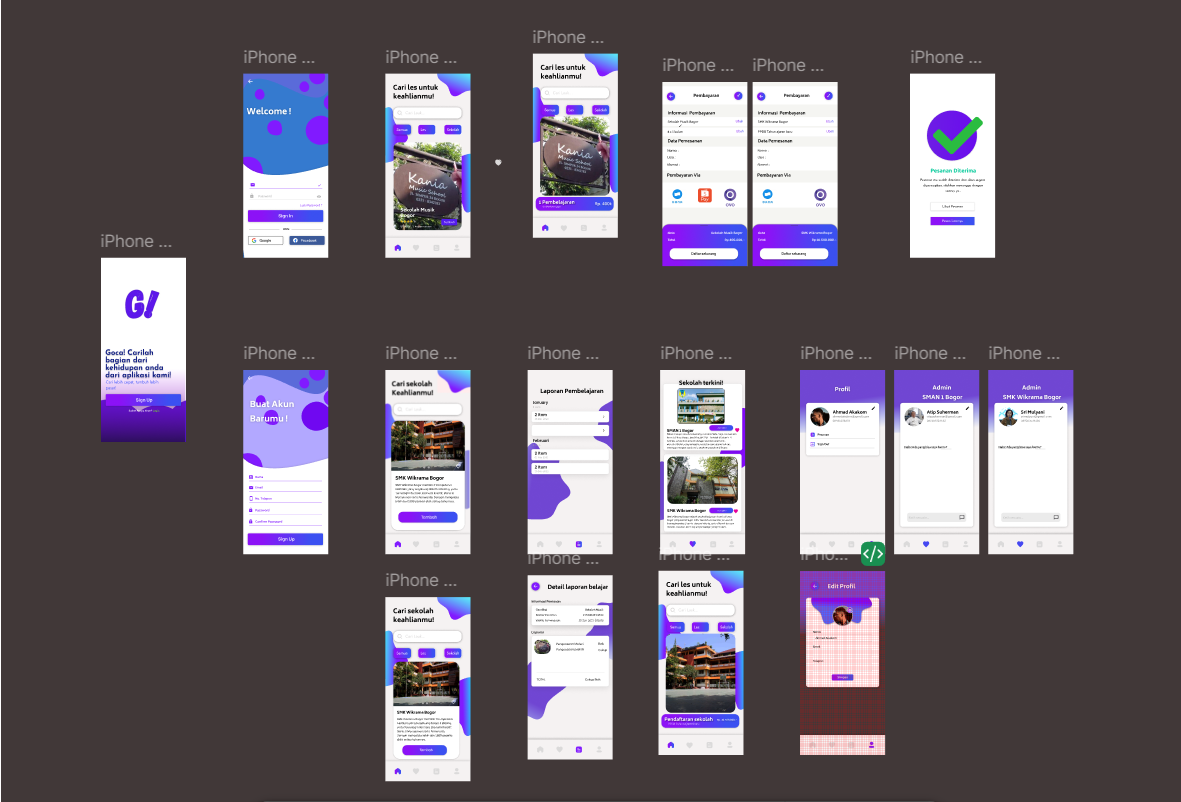UI/UX Perencanaan GOCA
